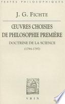 Télécharger le livre libro Oeuvres Choisies De Philosophie Première